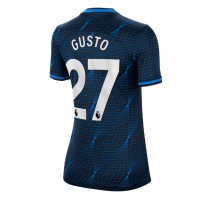 Chelsea Malo Gusto #27 Replica Away Shirt Ladies 2023-24 Short Sleeve